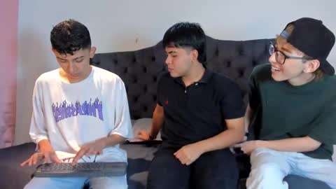 Snapshot of 3guy3 chatting on 8, 11, 2025 Guy 1 Guy 2 Guy 3. online show from 8, 11, 2025