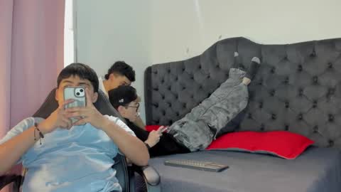 Snapshot of 3guy3 chatting on 15, 11, 2025 Guy 1 Guy 2 Guy 3. online show from 15, 11, 2025