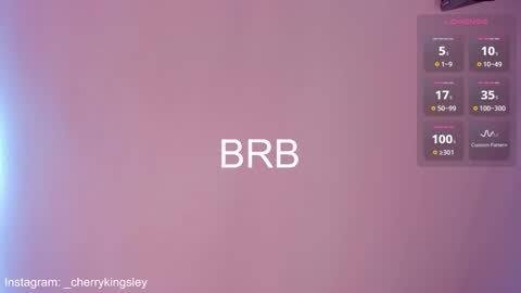 Cherrykingsley online show from 19, 2, 2025