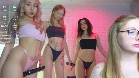 Merlizz Eva Jane Mila Nicole  left to right  online show from 24, 2, 2025