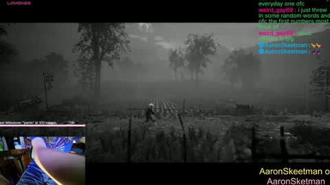 Snapshot of aaronskeetman chatting on 28, 12, 2024 Aaron Skeetman online show from 28, 12, 2024