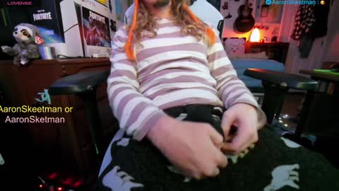 Snapshot of aaronskeetman chatting on 12, 1, 2025 Aaron Skeetman online show from 12, 1, 2025