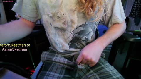 Snapshot of aaronskeetman chatting on 16, 1, 2025 Aaron Skeetman online show from 16, 1, 2025