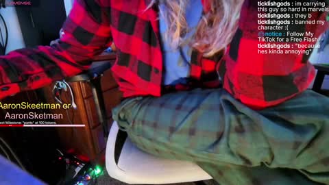 Snapshot of aaronskeetman chatting on 24, 1, 2025 Aaron Skeetman online show from 24, 1, 2025