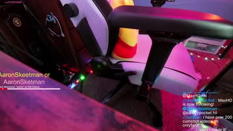 Snapshot of aaronskeetman chatting on 28, 1, 2025 Aaron Skeetman online show from 28, 1, 2025