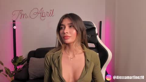 Snapshot of abril_w18 chatting on 1, 3, 2025 My name is Alexa. Please say hello I like to chat with you. If you have requests please use tip online show from 1, 3, 2025
