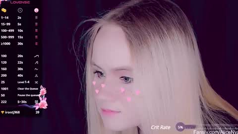 Snapshot of alicenya chatting on 8, 3, 2025 Alice online show from 8, 3, 2025