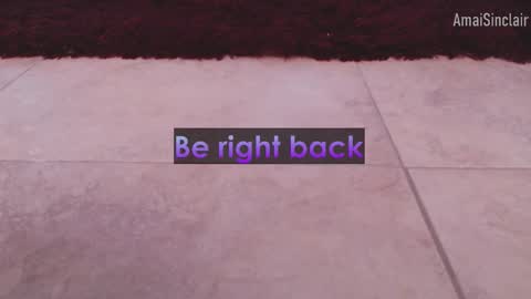 Snapshot of amaisinclair chatting on 31, 10, 2025 Amai Sinclair online show from 31, 10, 2025