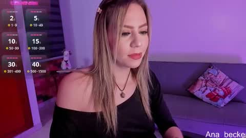 Snapshot of ana_becker1 chatting on 1, 12, 2025 Ana online show from 1, 12, 2025