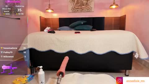 Snapshot of annedixie chatting on 6, 3, 2025 Anne online show from 6, 3, 2025