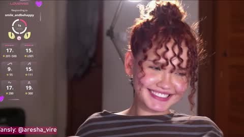 Aresha  online show from 2, 3, 2026