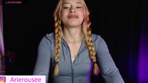 Snapshot of arie_rousee_sub chatting on 8, 11, 2025 ARIE online show from 8, 11, 2025