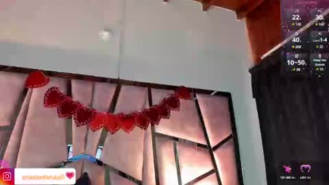 Snapshot of arisantana chatting on 28, 2, 2025 Aria online show from 28, 2, 2025