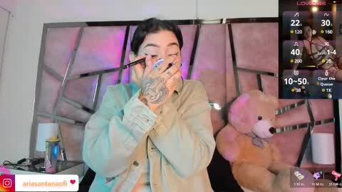 Snapshot of arisantana chatting on 8, 3, 2025 Aria online show from 8, 3, 2025