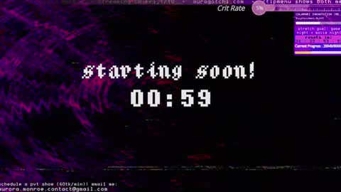 Snapshot of auragotchi chatting on 10, 1, 2025 Aurora  Aura online show from 10, 1, 2025