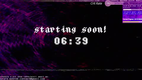 Snapshot of auragotchi chatting on 27, 1, 2025 Aurora  Aura online show from 27, 1, 2025