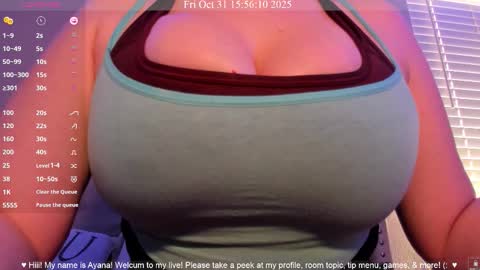 Ayana Delatorre online show from 31, 10, 2025