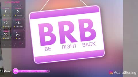 adara sterling online show from 14, 2, 2025