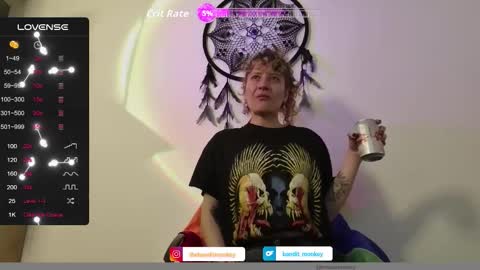 Snapshot of bandit_monkey chatting on 20, 10, 2025 V E R O N I C A online show from 20, 10, 2025