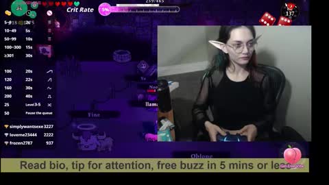 Bex Black online show from 16, 2, 2026