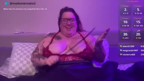 Madam Brooke online show from 6, 10, 2025