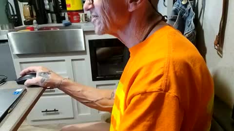 Snapshot of brushsquach chatting on 3, 3, 2025 Steve... aka SkinnieDippin aka TimberTramp online show from 3, 3, 2025