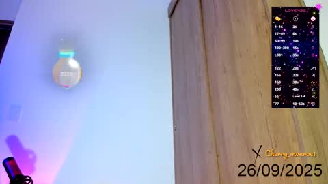 cherry Monroe online show from 26, 9, 2025