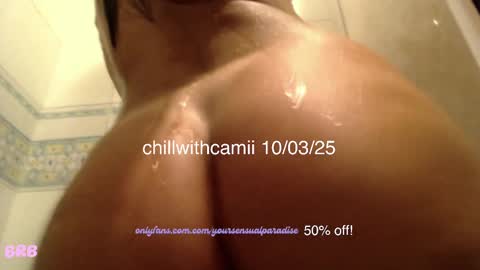 Snapshot of chillwithcamii chatting on 10, 3, 2025 yoursensualparadise online show from 10, 3, 2025
