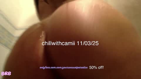 Snapshot of chillwithcamii chatting on 11, 3, 2025 yoursensualparadise online show from 11, 3, 2025
