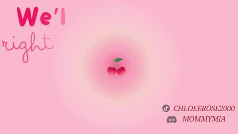 ChloeeRose online show from 26, 1, 2025