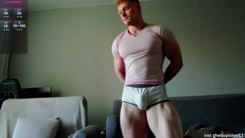 Snapshot of chris_boy37 chatting on 18, 10, 2025 redhead thief of sausages and hearts online show from 18, 10, 2025