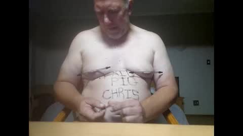 Snapshot of chrispainpig chatting on 22, 4, 2026 Chrispainpig torture bdsm masochist slave submissive hardcore anal CBT humiliation online show from 22, 4, 2026