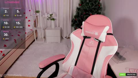 Snapshot of clairefaers chatting on 26, 12, 2024 Claire Faers online show from 26, 12, 2024