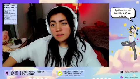 Snapshot of cuteambervi chatting on 7, 10, 2025 Princess Amber online show from 7, 10, 2025