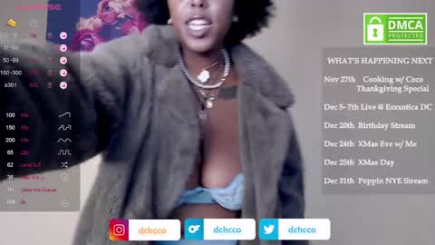 Snapshot of dchcco chatting on 14, 11, 2025 Duchess Coco - Coco Puffs online show from 14, 11, 2025
