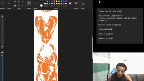 Snapshot of denzel_king3 chatting on 23, 10, 2025 Denzel King3 online show from 23, 10, 2025