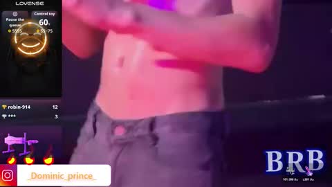 DOMINIC PRINCE   online show from 13, 1, 2026