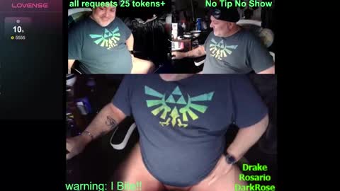 Drake D Vamp aka Drake DarkRose online show from 13, 1, 2025