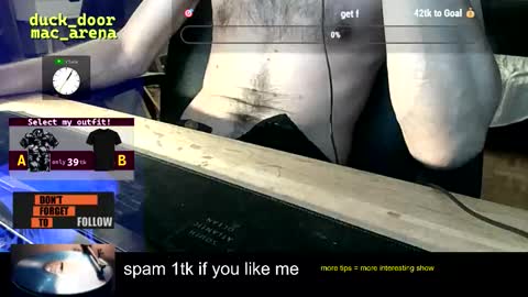 Snapshot of duck_door_mac_arena chatting on 15, 9, 2025 duck_door_mac_arena online show from 15, 9, 2025