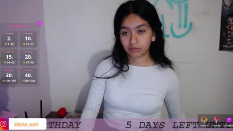 Snapshot of elaine_sun chatting on 21, 1, 2025 Elaine eli online show from 21, 1, 2025