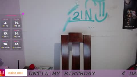 Snapshot of elaine_sun chatting on 22, 1, 2025 Elaine eli online show from 22, 1, 2025