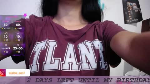 Snapshot of elaine_sun chatting on 24, 1, 2025 Elaine eli online show from 24, 1, 2025