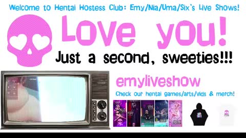 Snapshot of emyliveshow chatting on 13, 2, 2025 Hentai Hostess Club online show from 13, 2, 2025