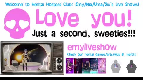 Snapshot of emyliveshow chatting on 21, 2, 2025 Hentai Hostess Club online show from 21, 2, 2025