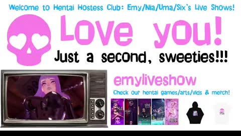 Snapshot of emyliveshow chatting on 23, 2, 2025 Hentai Hostess Club online show from 23, 2, 2025