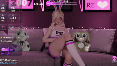 Snapshot of emyliveshow chatting on 24, 2, 2025 Hentai Hostess Club online show from 24, 2, 2025
