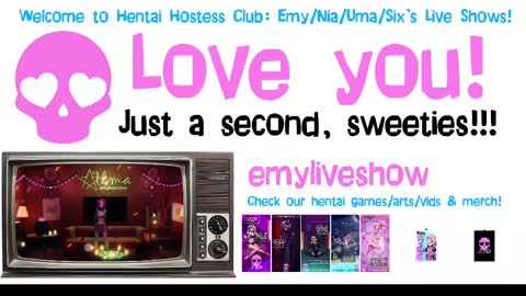 Snapshot of emyliveshow chatting on 28, 2, 2025 Hentai Hostess Club online show from 28, 2, 2025