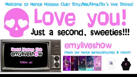 Snapshot of emyliveshow chatting on 28, 2, 2025 Hentai Hostess Club online show from 28, 2, 2025