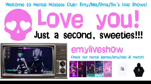 Snapshot of emyliveshow chatting on 3, 3, 2025 Hentai Hostess Club online show from 3, 3, 2025