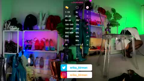 Erika      online show from 7, 10, 2025